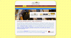 Desktop Screenshot of adorileathergoods.com.au
